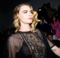 Cara Delevingne in see  through