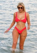 Chloe Ferry in Nip slip