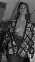 Cindy Crawford nude in catwalk oops