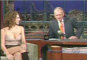 Melina Kanakaredes in The Late Show With David Leterman