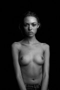 Cora Keegan nude in topless photoshoot