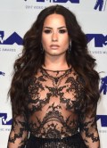 Demi Lovato in see  through