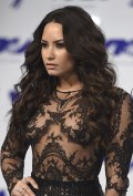 Demi Lovato in see  through