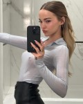 Dove Cameron in see  through