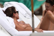 Yaya Kosikova nude in Topless sunbathing