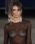 Emily Ratajkowski in see  through