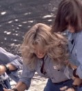 Farrah Fawcett nude in "Charlie's Angels"