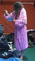 Raffaella Fico nude in "Grande fratello"