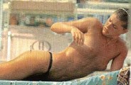 Francesca Piccinini nude in Topless swimming