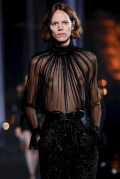 Freja Beha in Saint Laurent Le Smoking