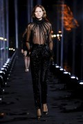 Freja Beha in Saint Laurent Le Smoking