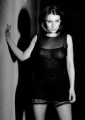 Helen Baxendale in see  through