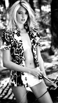Martha Hunt in Elle UK
