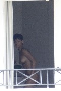 Rihanna nude in Inside the house