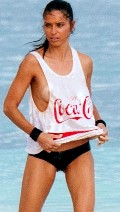 Adriana Lima nude in see  through