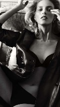 Anja Rubik nude in Vogue DE