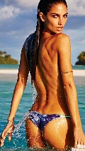 Lily Aldridge nude in Sports Illustrated