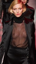 Anja Rubik in Catwalk