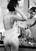 Rosie Huntington-Whiteley in Violet Grey