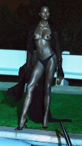 Naomi Campbell nude in Interview