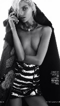 Anja Rubik nude in L'Express Styles
