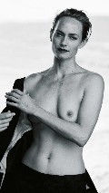 Amber valletta topless