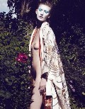 Valerija Kelava nude in Document Journal