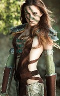 Chloe Dykstra in Promotion photo's for the Game "Skyrim Cosplay"