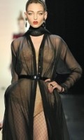 Georgina Stojiljković in See Through Runway Photo's
