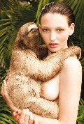 Georgina Stojiljković nude in French TV "The Making of Pirelli 2010"