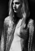 Julia Nobis nude in Saint Laurent Paris