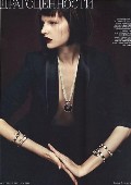 Sara Blomqvist in Vogue RU
