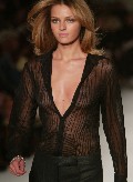 Valentina Zelyaeva in Unknown See Through Runway Pictures