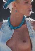 Anja Rubik nude in Vogue FR