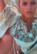 Anja Rubik nude in VogueFR