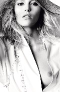 Anja Rubik nude in Elle UK