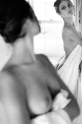 Olga Kurylenko nude in Unknown B&W Photos