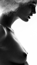 Caroline Winberg nude in topless photoshoot