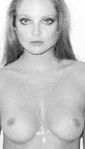 Eniko Mihalik nude in topless photoshoot