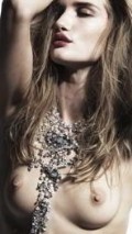 Rosie Huntington-Whiteley nude in Harper's Bazaar RU