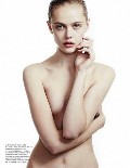 Frida Gustavsson  nude in photo shoot