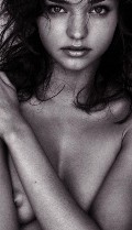 Miranda Kerr nude in Black + White
