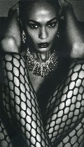 Joan Smalls nude in Vogue FR