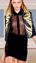 Cara Delevingne in Valentin Yudaskin Fashion Show