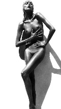 Anja Rubik nude in Vogue FR