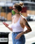 Ireland Baldwin nude in see through
