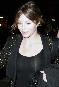 Jessica Biel in see through