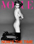 Kaia Gerber nude in Vogue JP