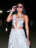 Karrueche Tran in see  through