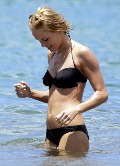 Kate Bosworth in black bikini